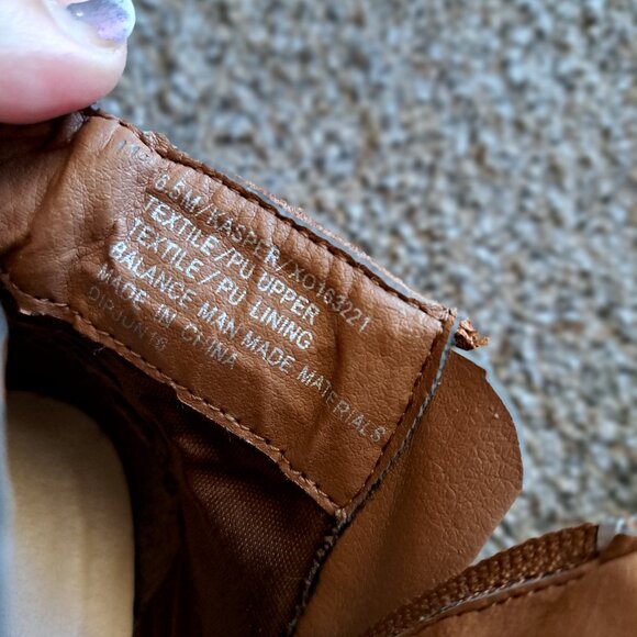 XOXO heeled belted bootie shoe, size 6.5M Kasper comfortable heeled short heel - Picture 10 of 11